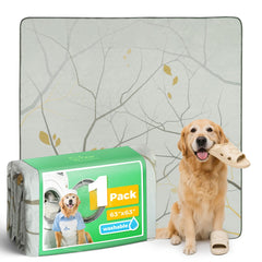 FXW washable pee pad with absorbent-core creates dry playpen spaces.