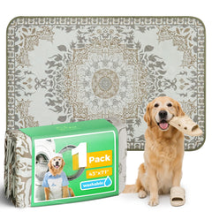 FXW washable pee pad with absorbent core keeps paws dry and spaces clean.