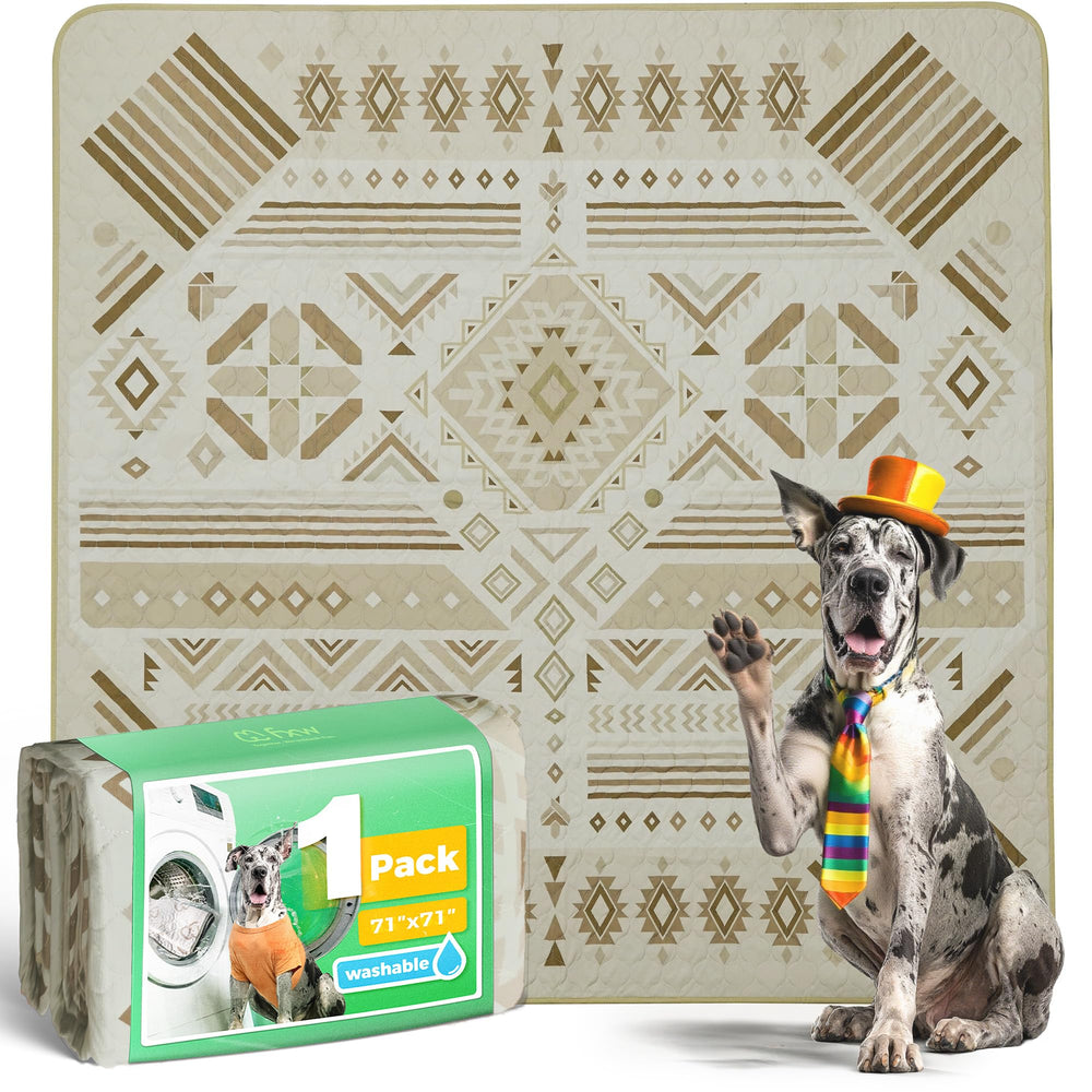 FXW washable pee pad with absorbent layer keeps your pup dry and comfortable.