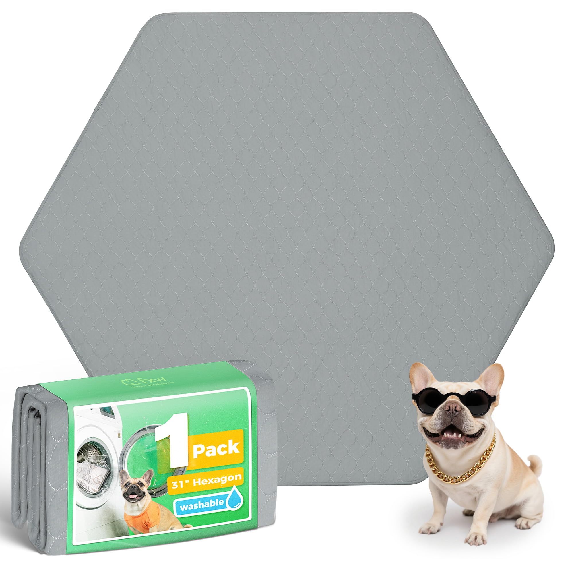 FXW Washable Pee Pad absorbent layer keeps playpen dry during play sessions