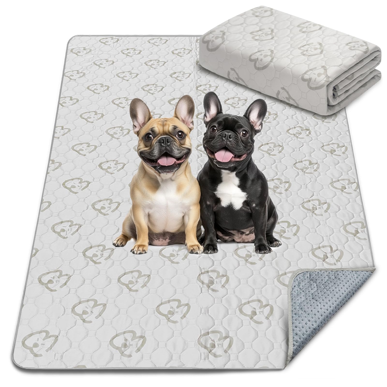 FXW washable pee pad with absorbent layer keeps your dog dry.