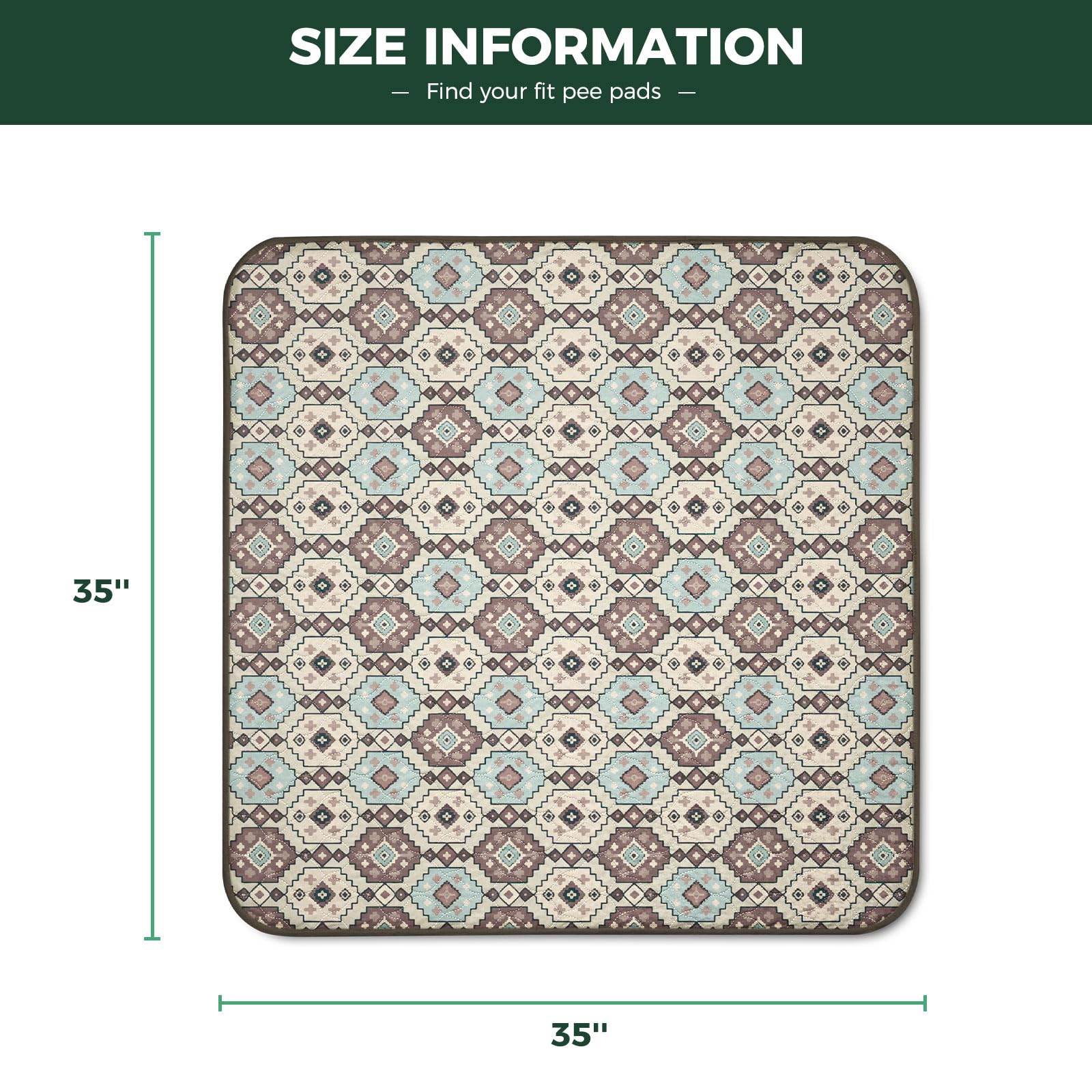 FXW pad with waterproof shield protects floors during accidents.