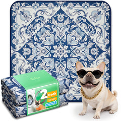 FXW Washable Pee Pads flat lay showing 35-inch square training space for puppies
