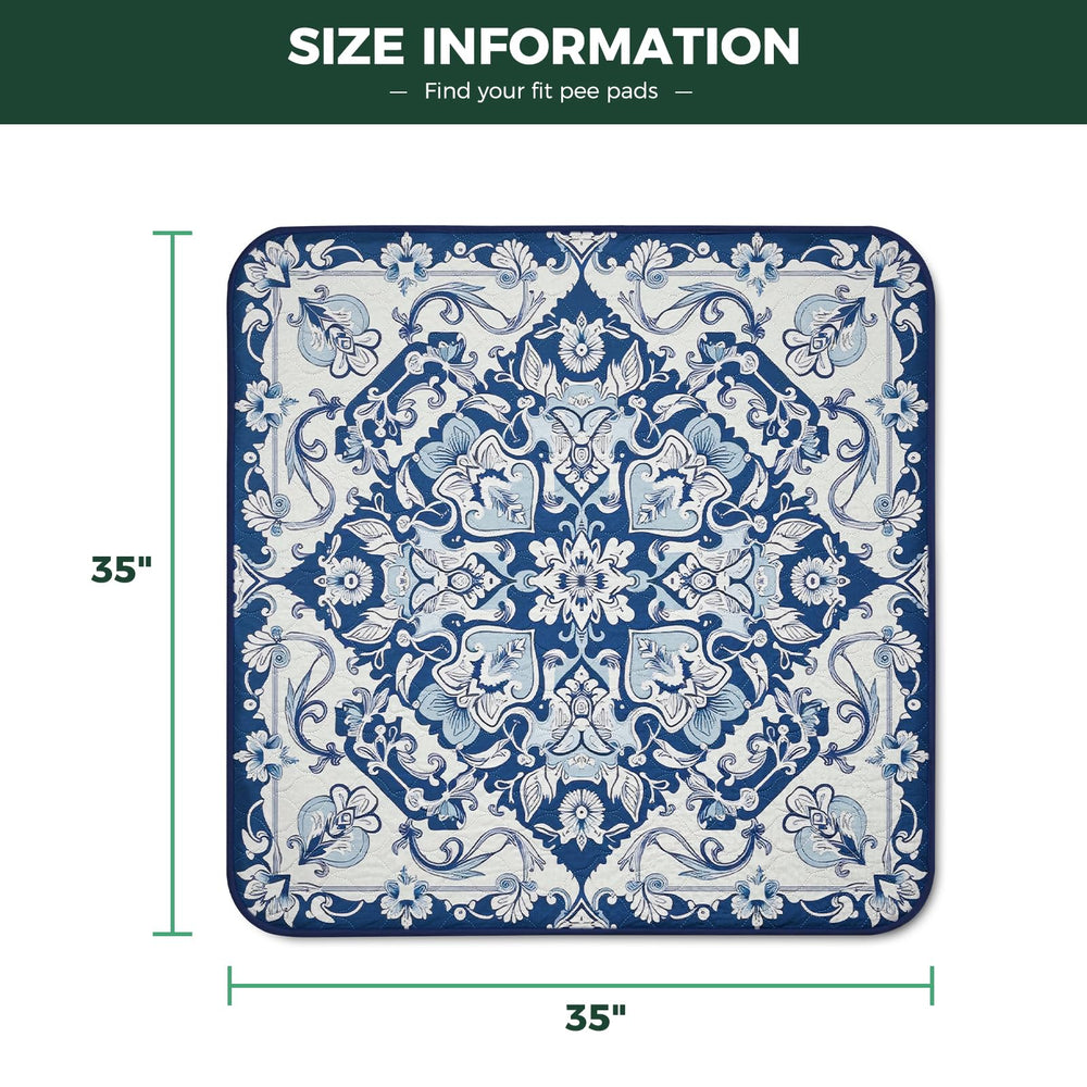 FXW Washable Pee Pads waterproof shield highlights leak protection on floors