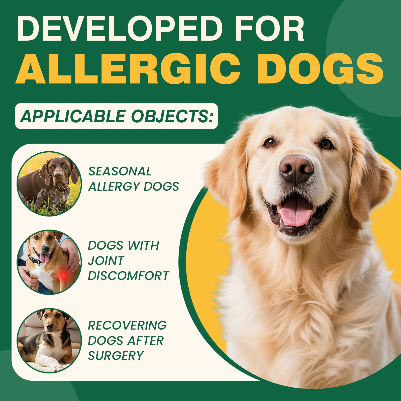 FXZRQJ dog allergy chews ingredients glow with glucosamine and chondroitin supporting joint comfort