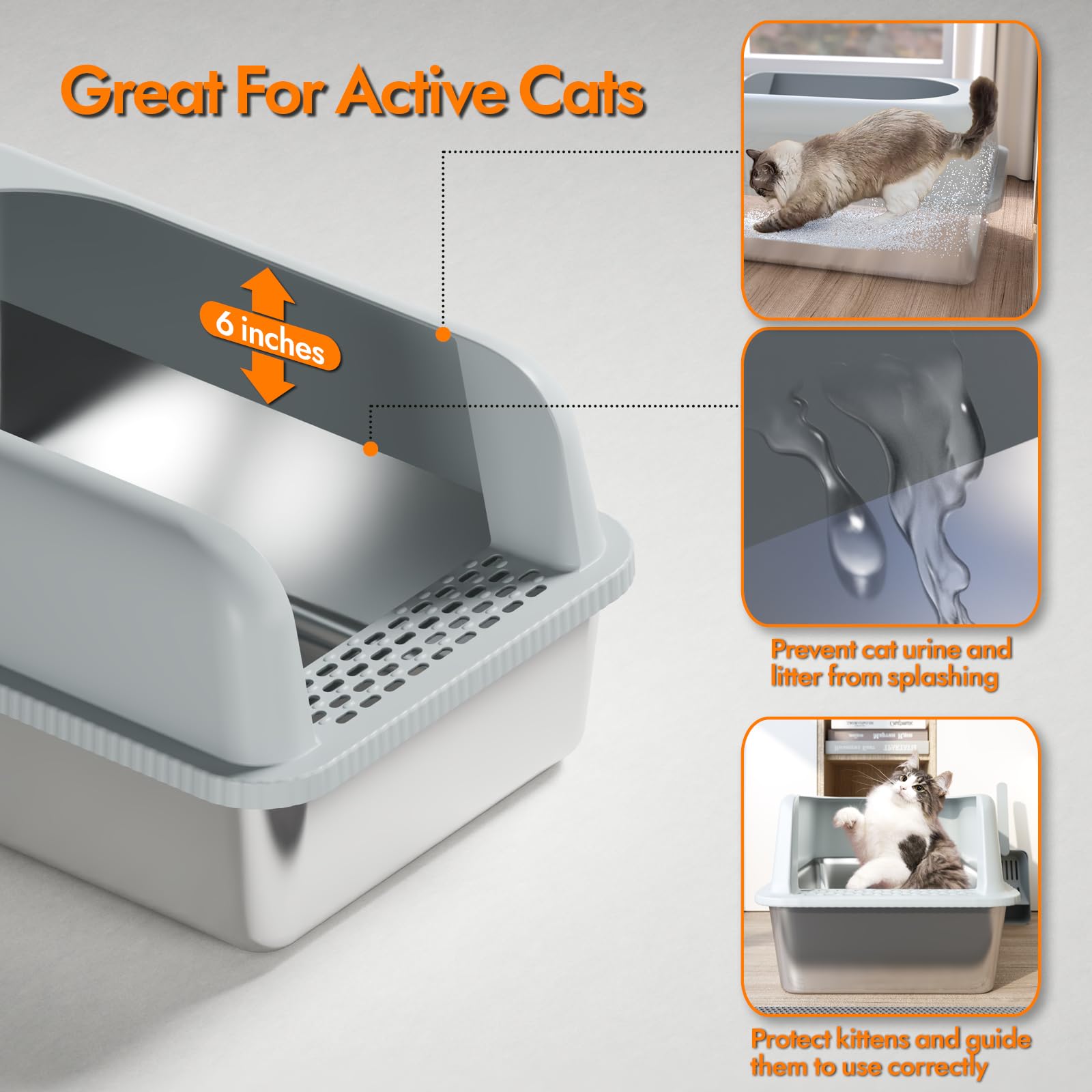 FYLICA leak-proof design highlights durable, rust-resistant stainless steel for long-lasting use.