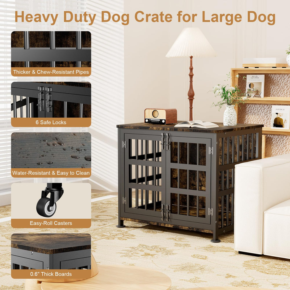 FZGhome double-door design provides convenient pet access.