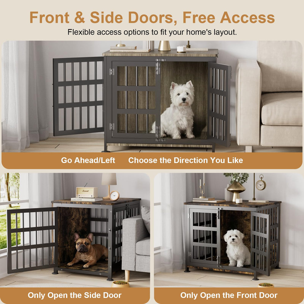 FZGhome durable wood and metal construction supports daily use.