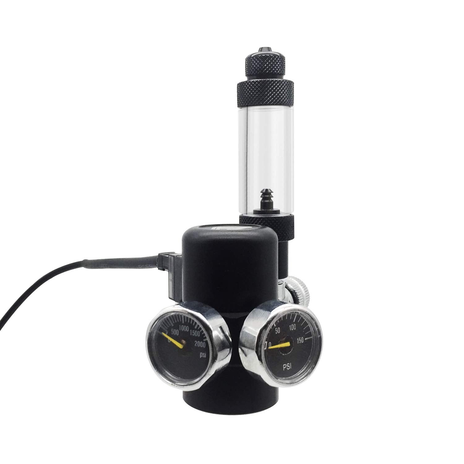 FZONE Aquarium CO2 Regulator with DC solenoid enables precise paintball CO2 control.