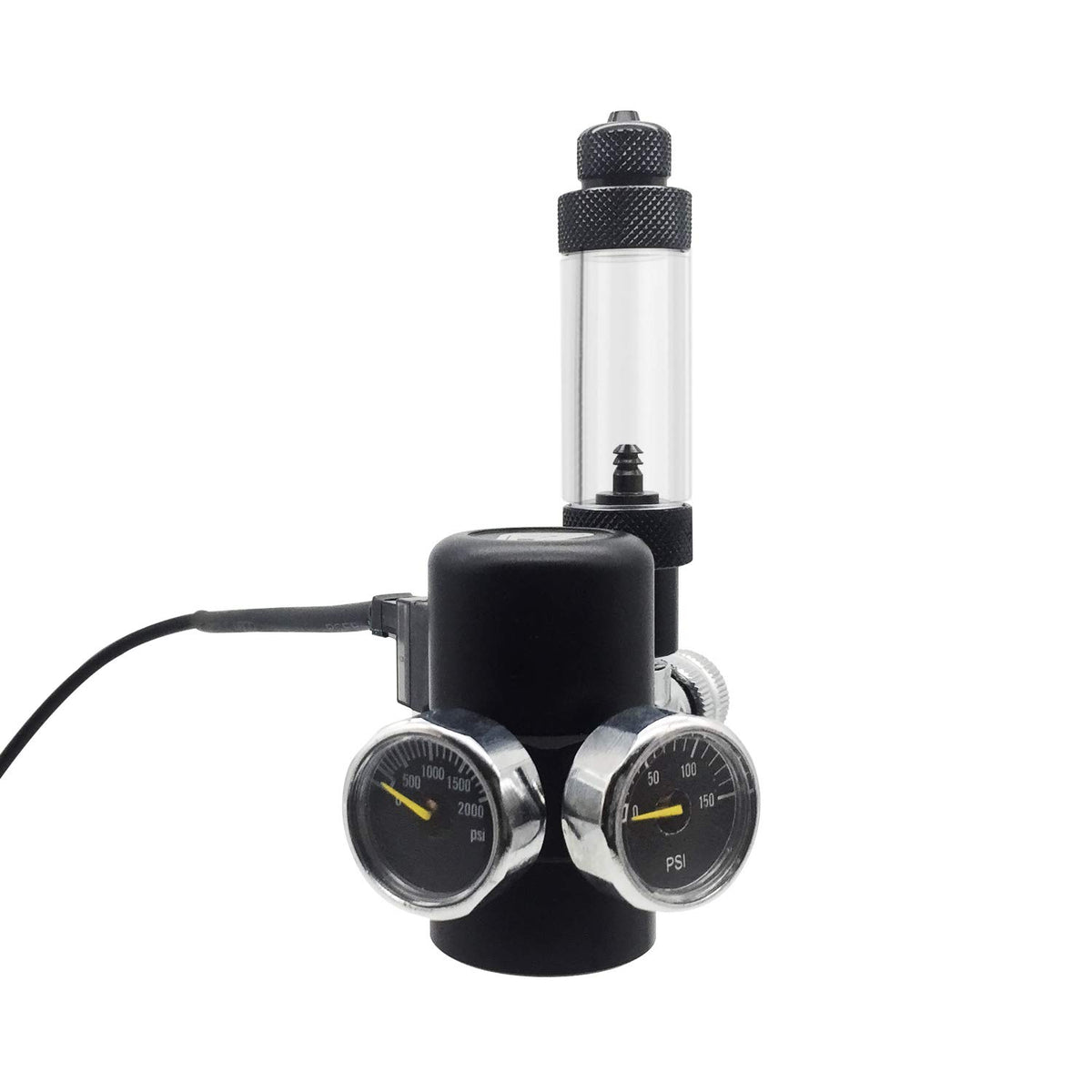 FZONE Aquarium CO2 Regulator with DC solenoid enables precise paintball CO2 control.