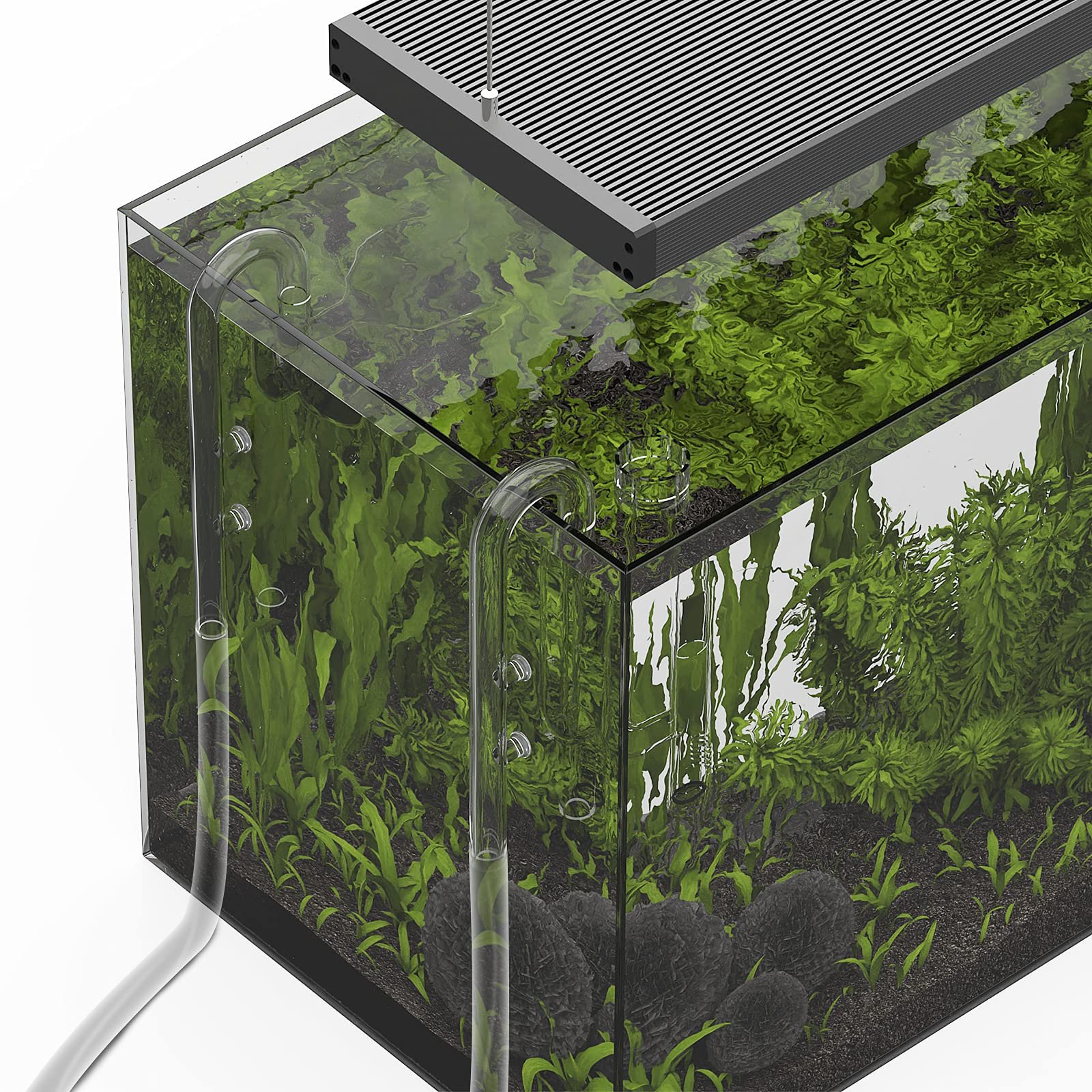 FZONE Compact 6.5-inch design fits tight nano tanks.