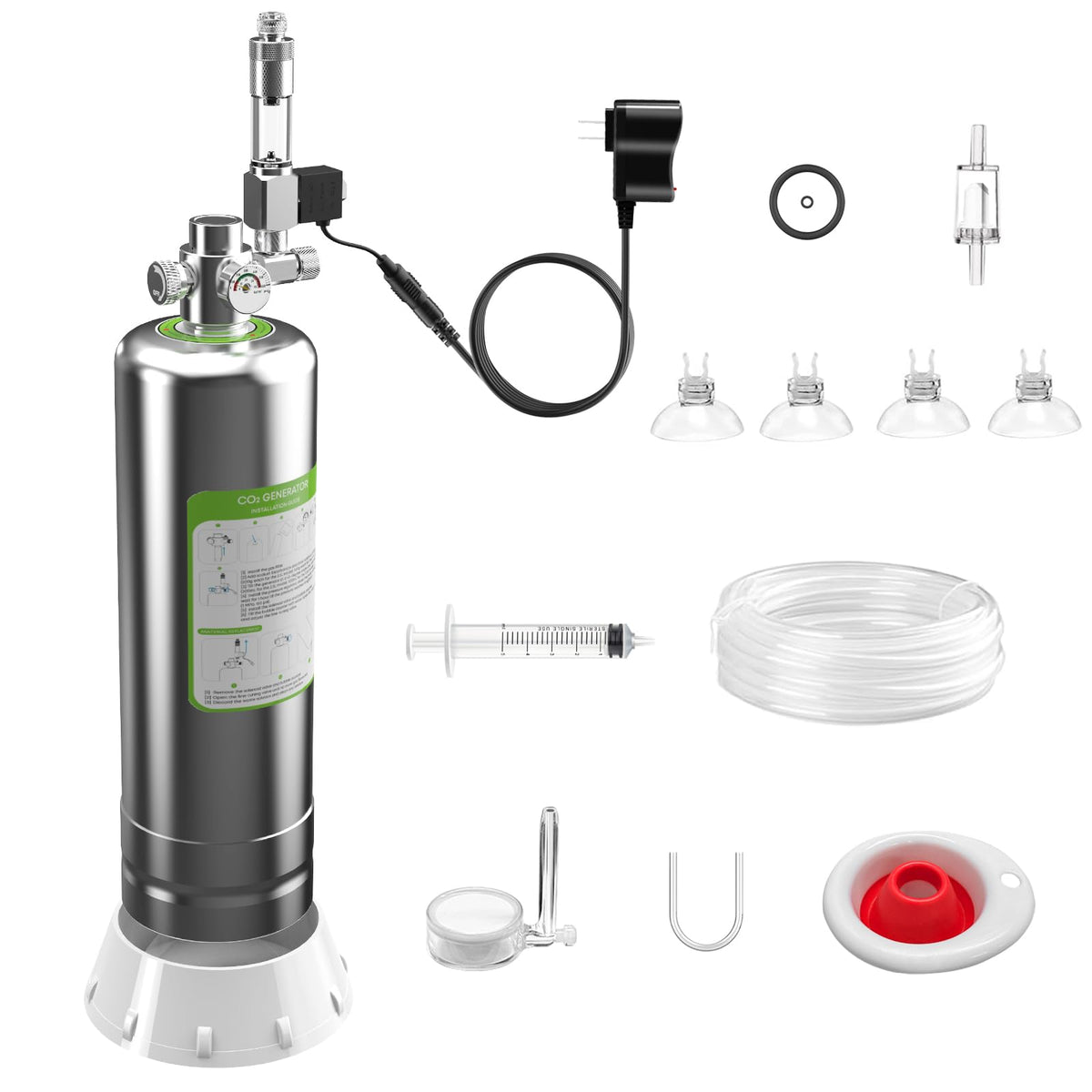 FZONE CO2 generator assembled for planted tanks provides steady, reliable CO2 supply.