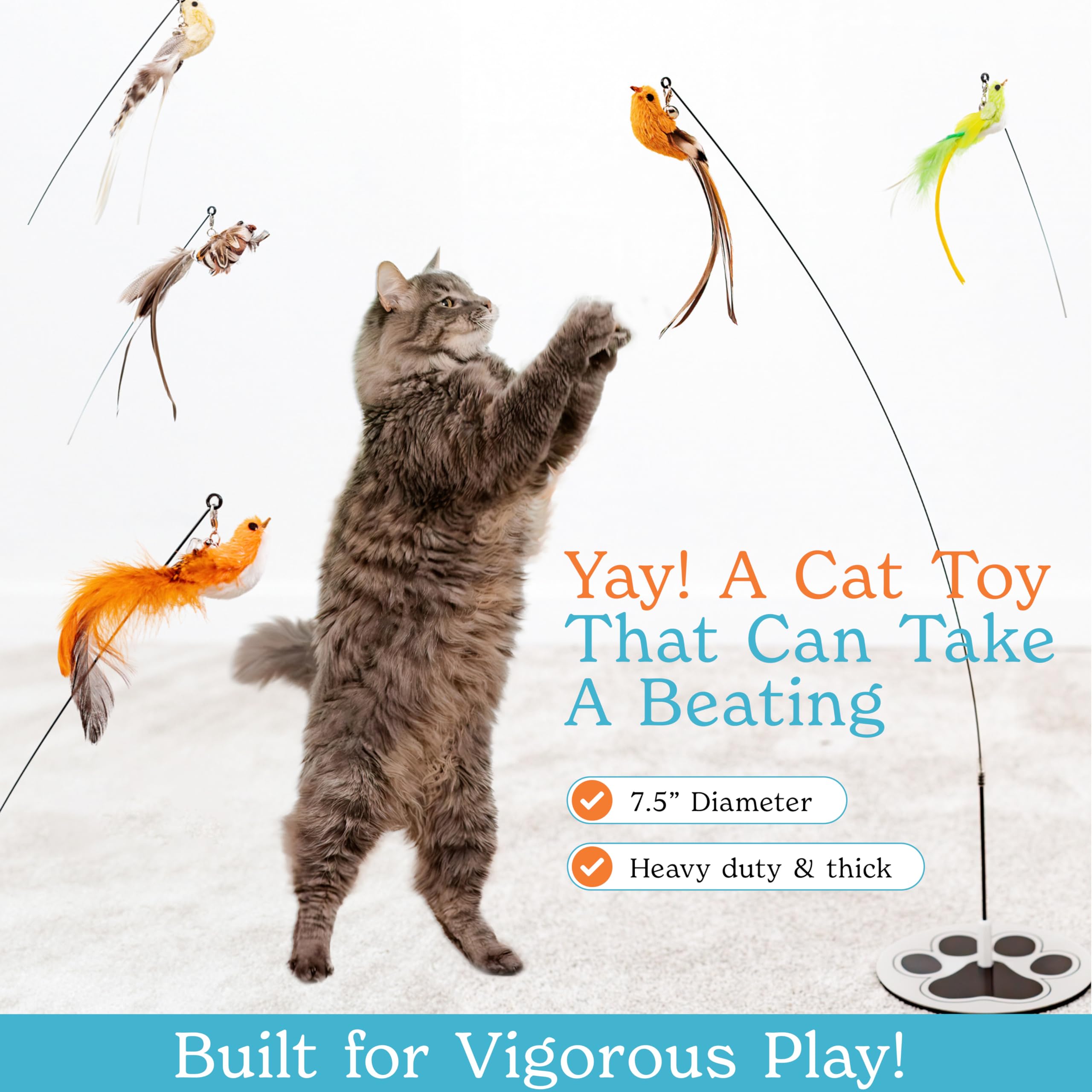 Gadgetsology natural-bird-feathers-pack adds lifelike flutter for stimulating play