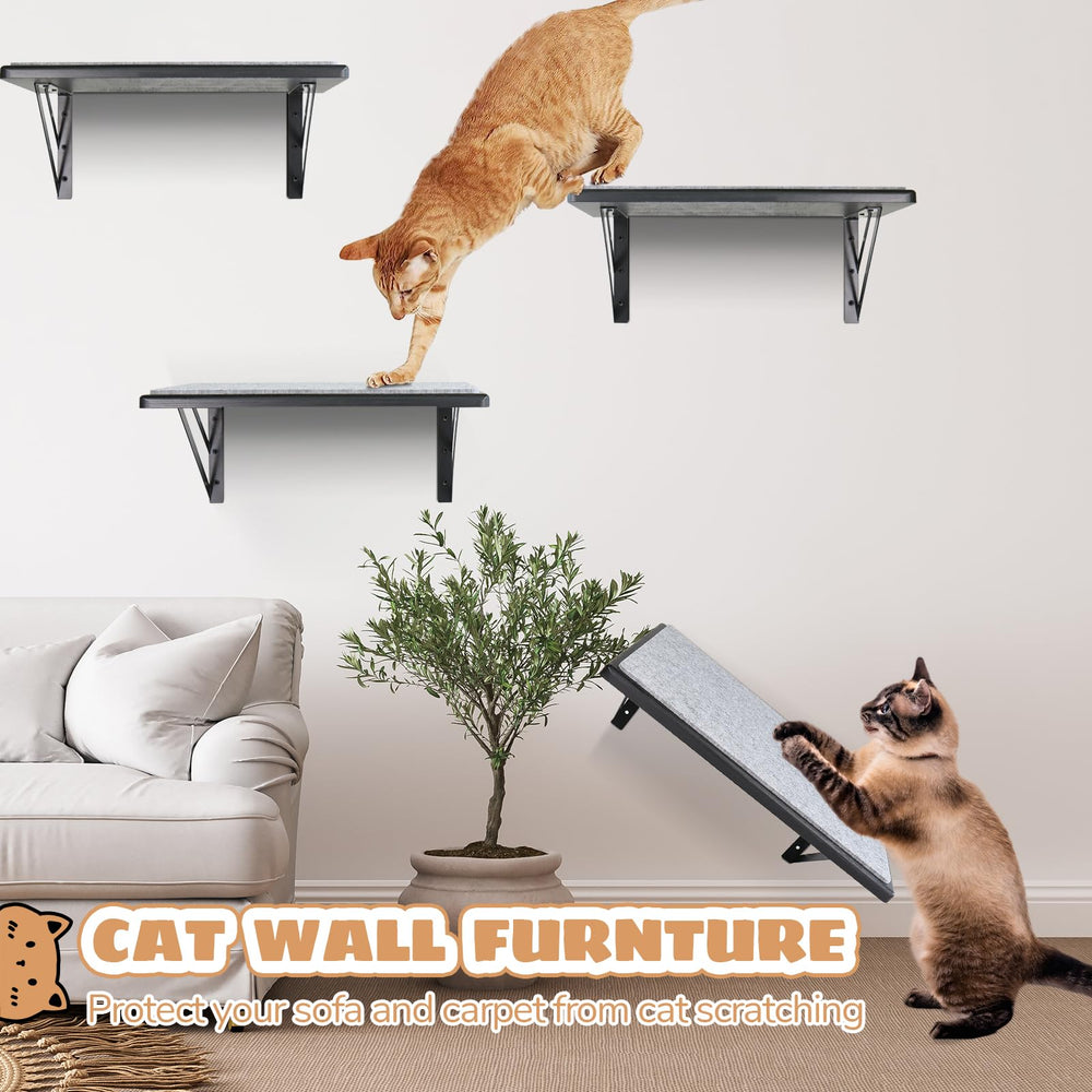 GADKE cat wall shelves hammock demonstrates cozy hangout for napping and window-watching.