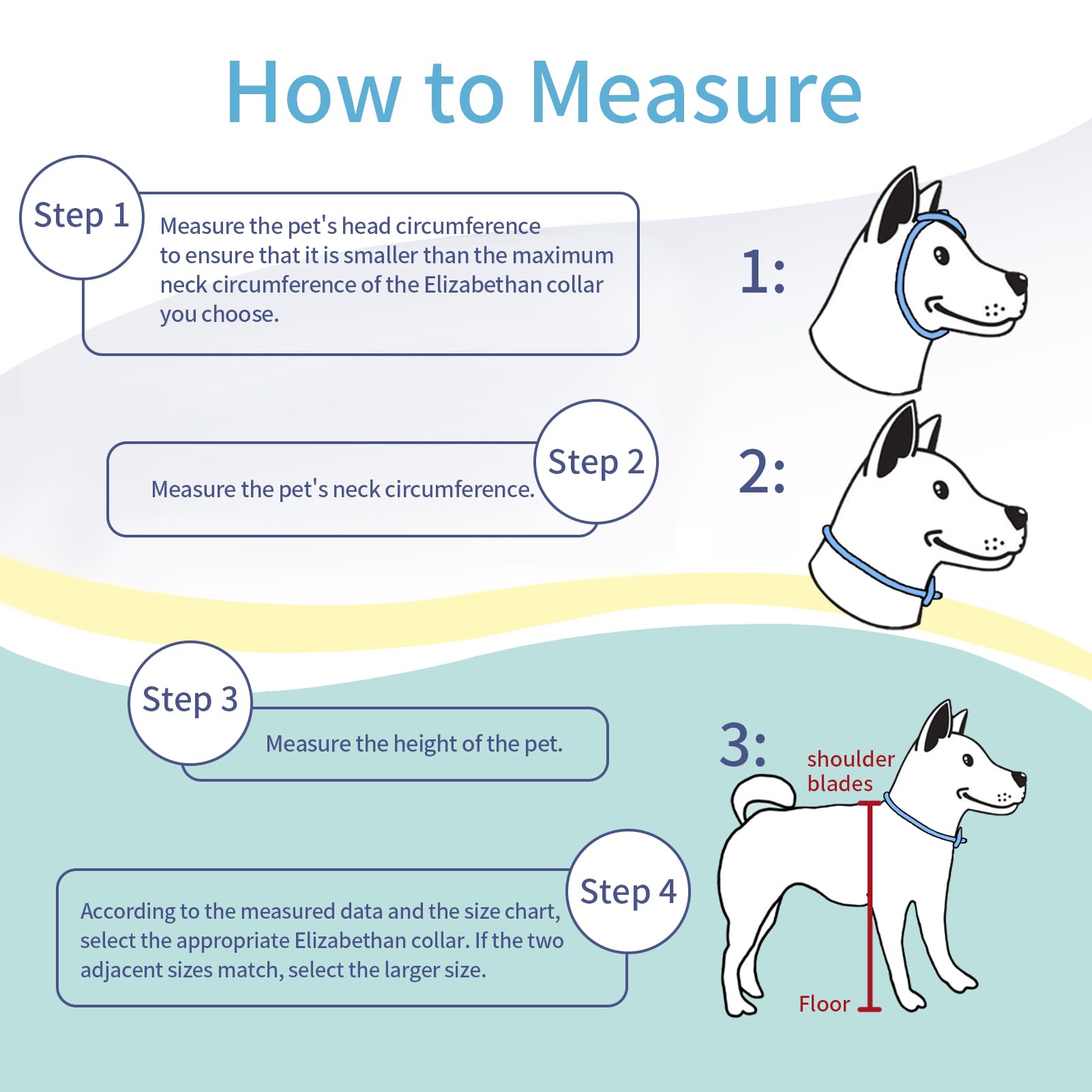 GAGABODY Elizabethan donut collar waterproof tear-resistant fabric helps protect the cone during daily wear.