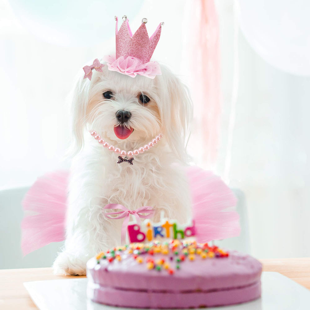 GAGILAND tutu 16-23 inch waist—adjustable fit for many dogs.