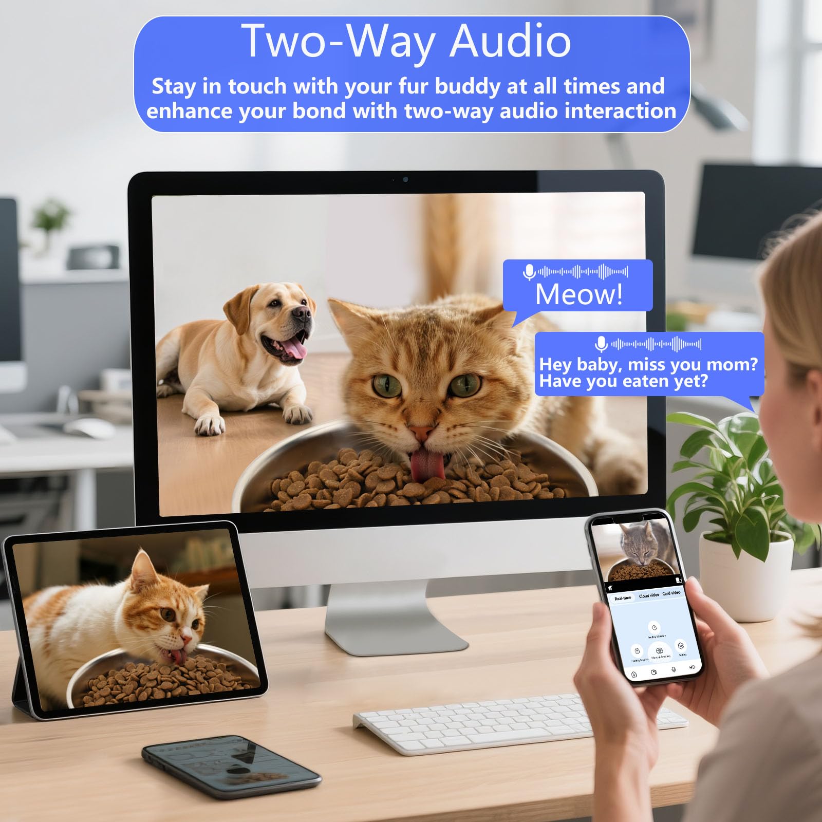 GAHOGA cloud storage and SD storage lets you share videos with family.