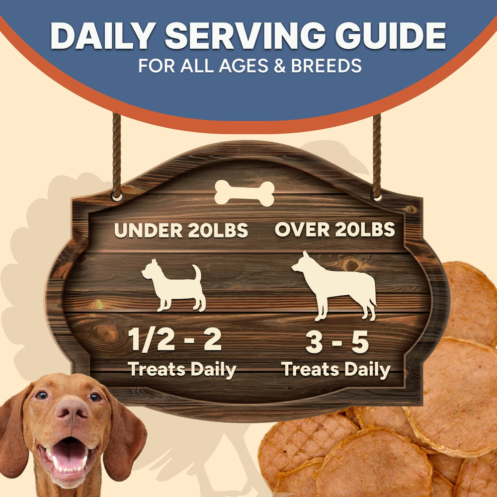 Gaines Family Farmstead turkey tendon chips grain-free label signals a wholesome, protein-rich treat