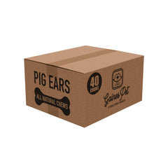 Gaines Pet Pig Ears thick-cut 40-count image for durable chewing and dental support.