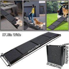 GaliGali dog ramp with non-slip carpet surface for secure footing