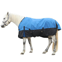 Gallopoff 1200 denier rip-stop turnout front view highlighting rugged waterproof protection for paddocks