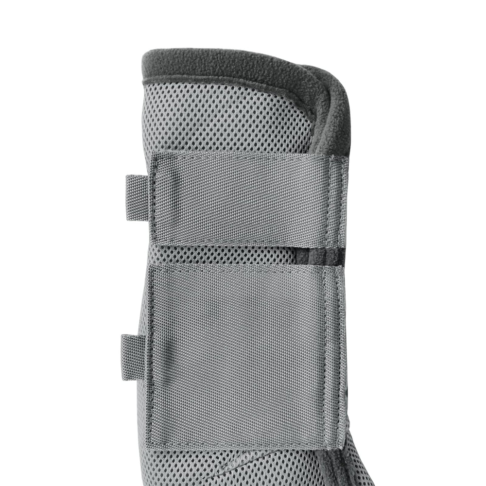 Gallopoff fly boots breathable mesh illustration highlights airflow for cooler legs