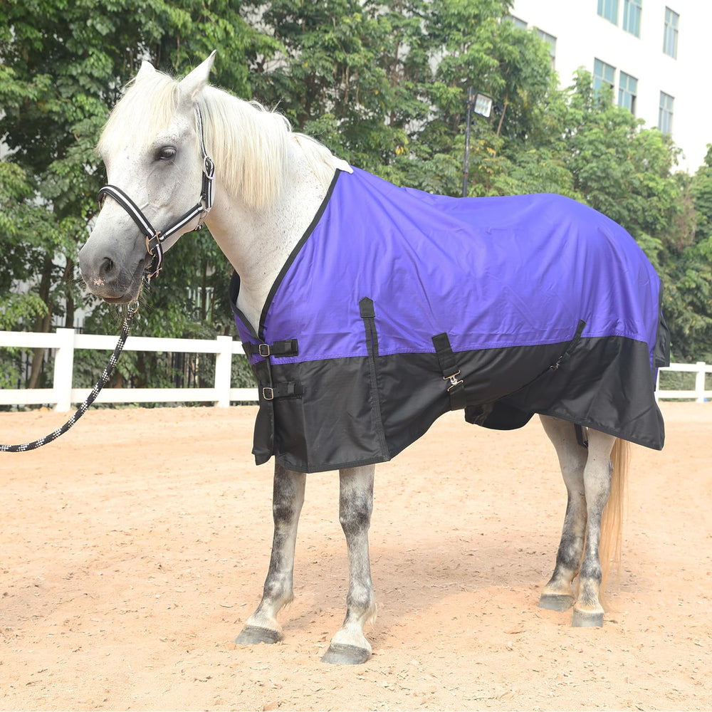 Gallopoff no-fill turnout blanket offers lightweight coverage without added warmth