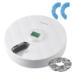 GAMKII automatic cat feeder front view for easy scheduled meals