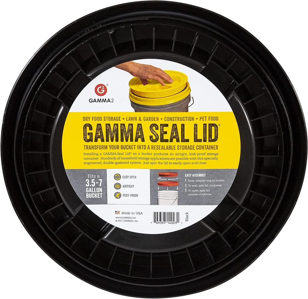 Gamma Seal Lid dual gaskets close-up showing leak-proof seal.