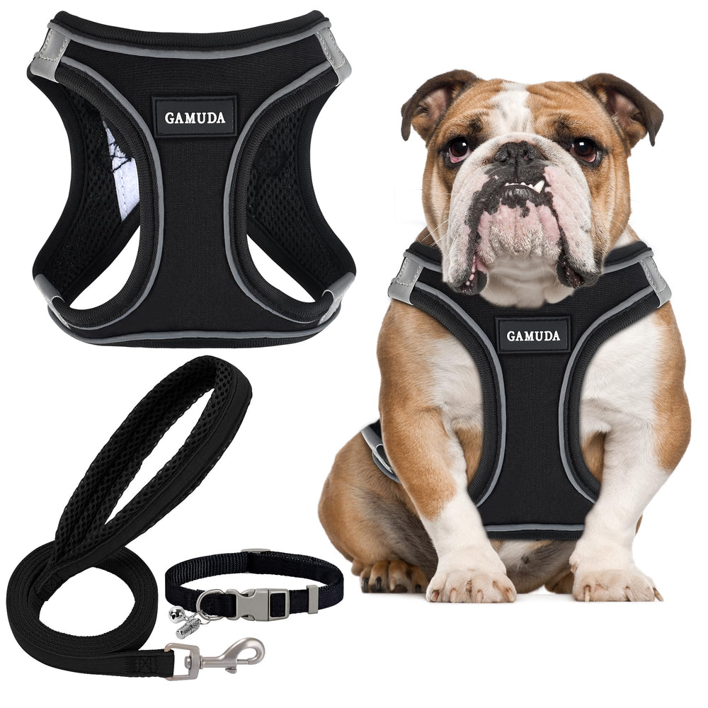 GAMUDA arnés-collar-y-leash-conjunto, comodidad para paseos diarios