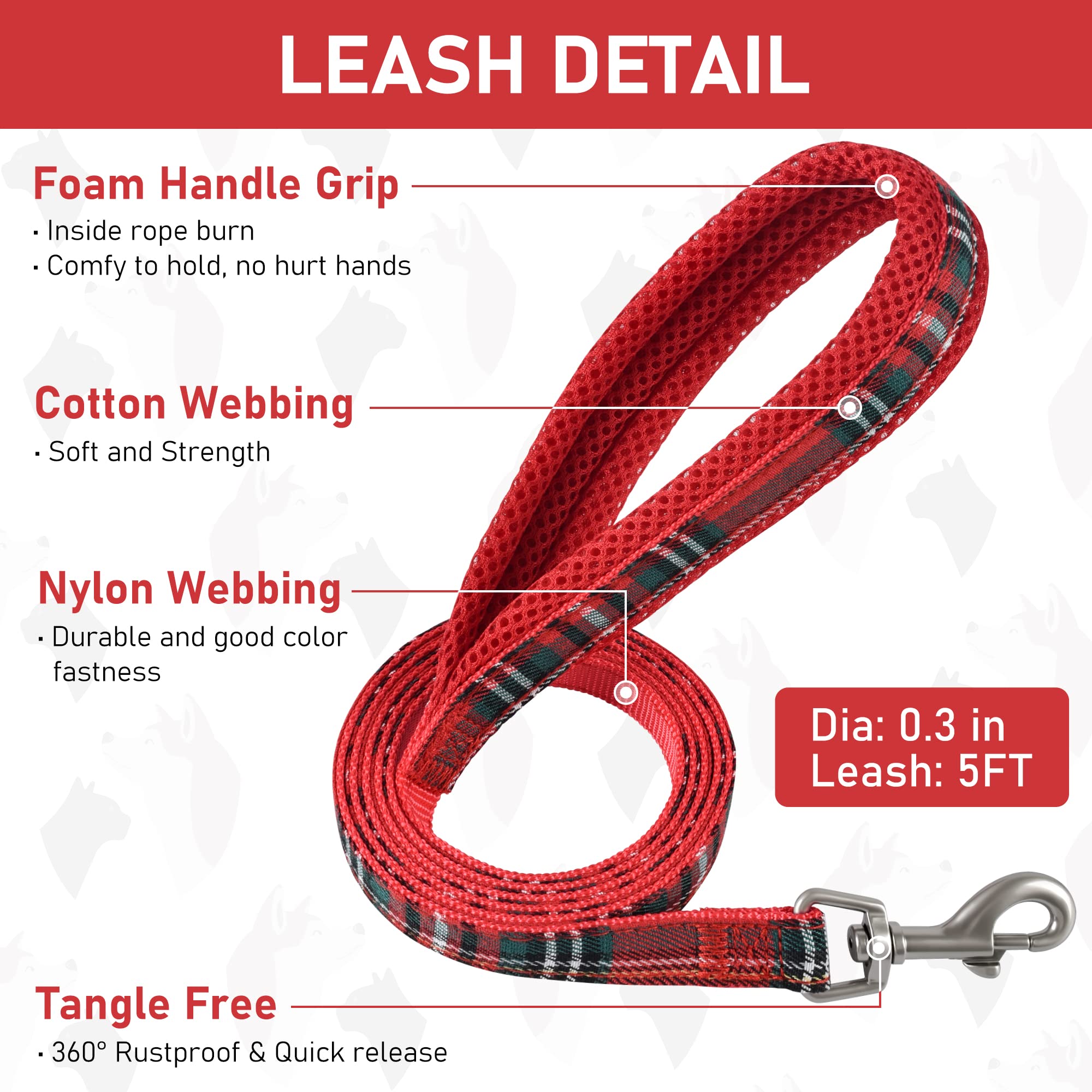 GAMUDA step-in harness distributes pressure across chest for comfort.
