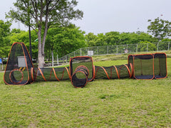 Gaorui 6in1 pet tunnel cubes offer roomy play space for pets.