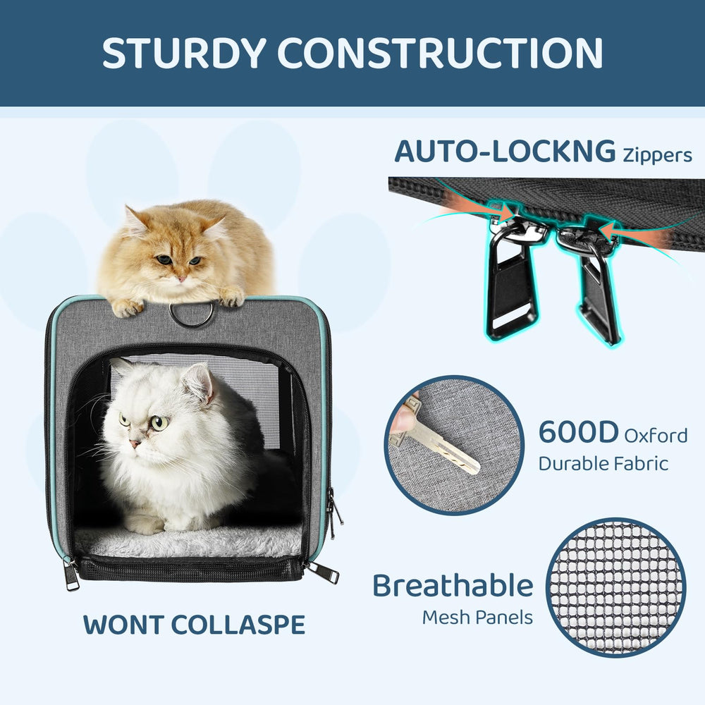 GAPZER underseat carrier durability view highlights 600D Oxford fabric