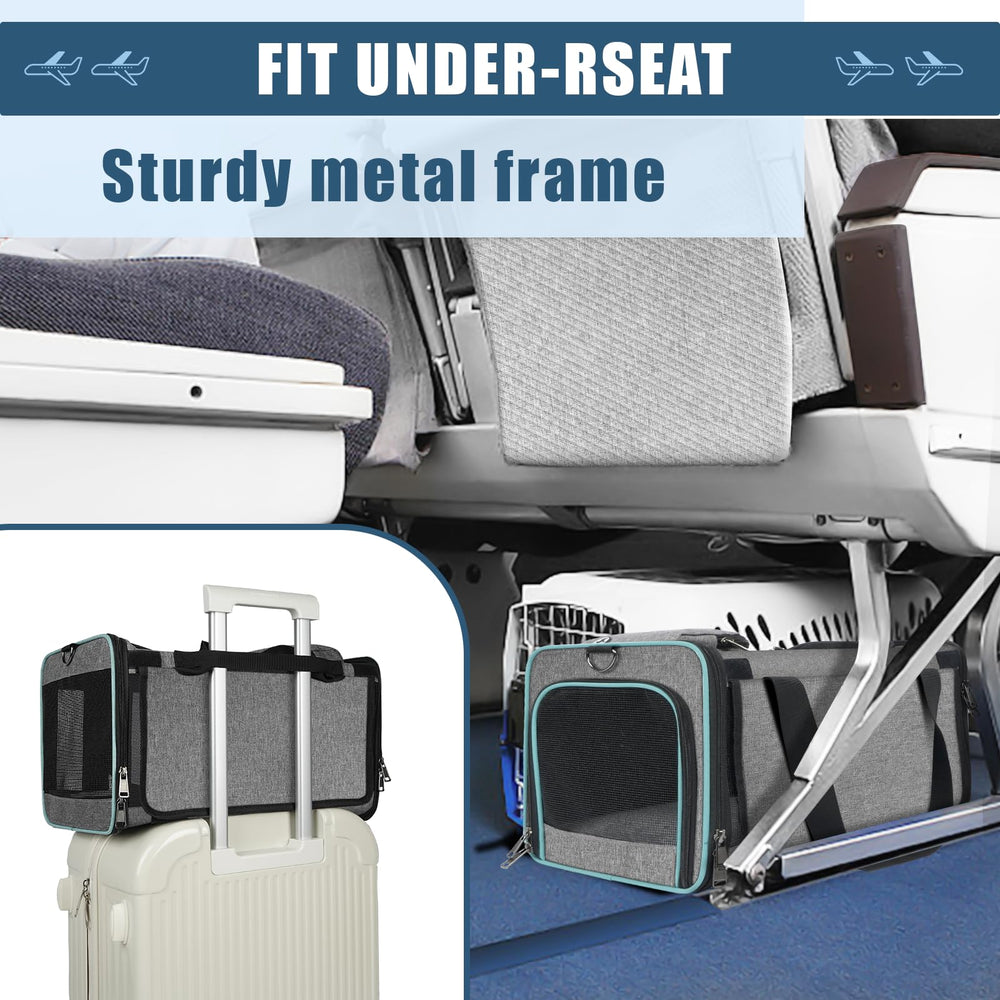 GAPZER Alaska cat carrier ventilation mesh maintains airflow during travel