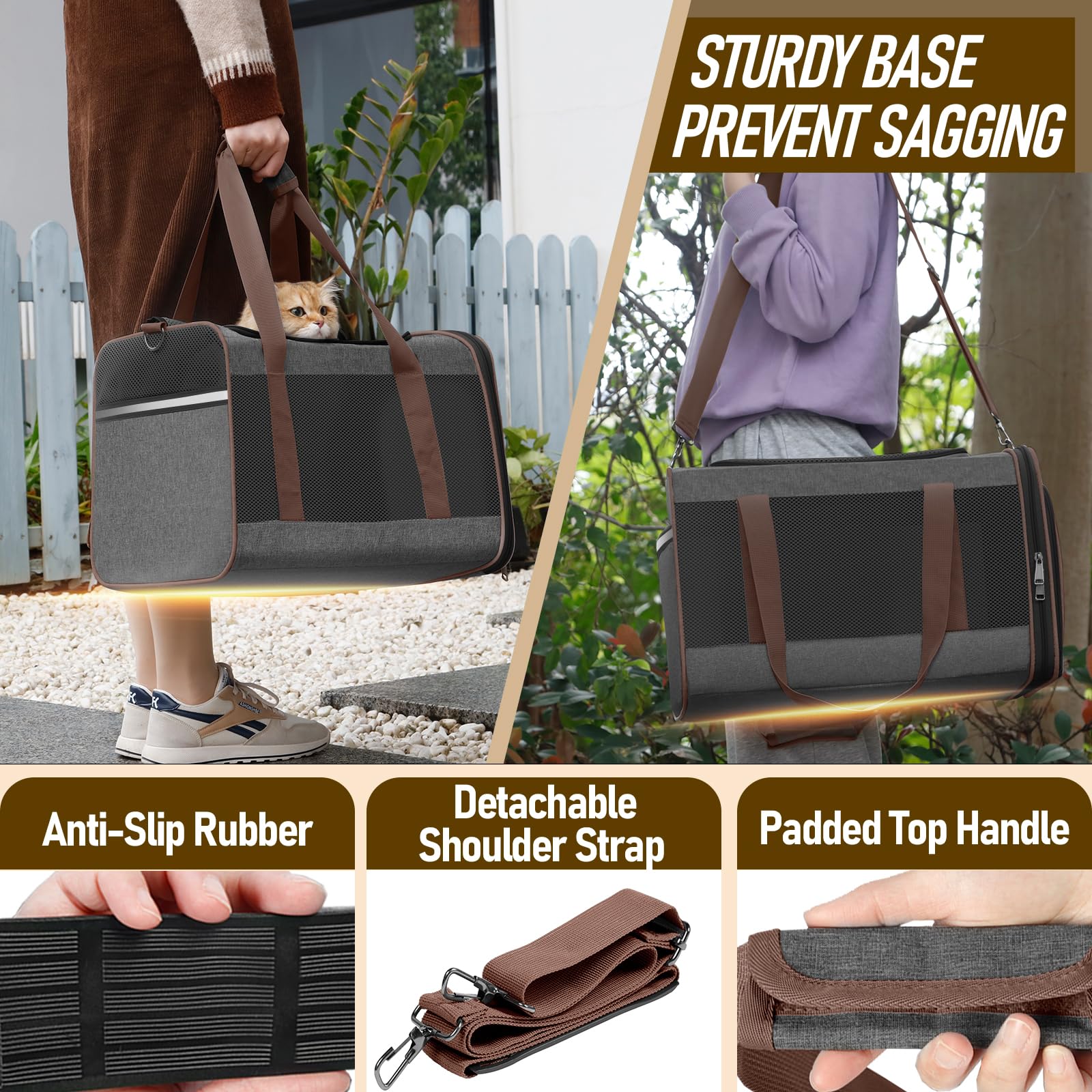 GAPZER carrier bag folded for compact storage and portability