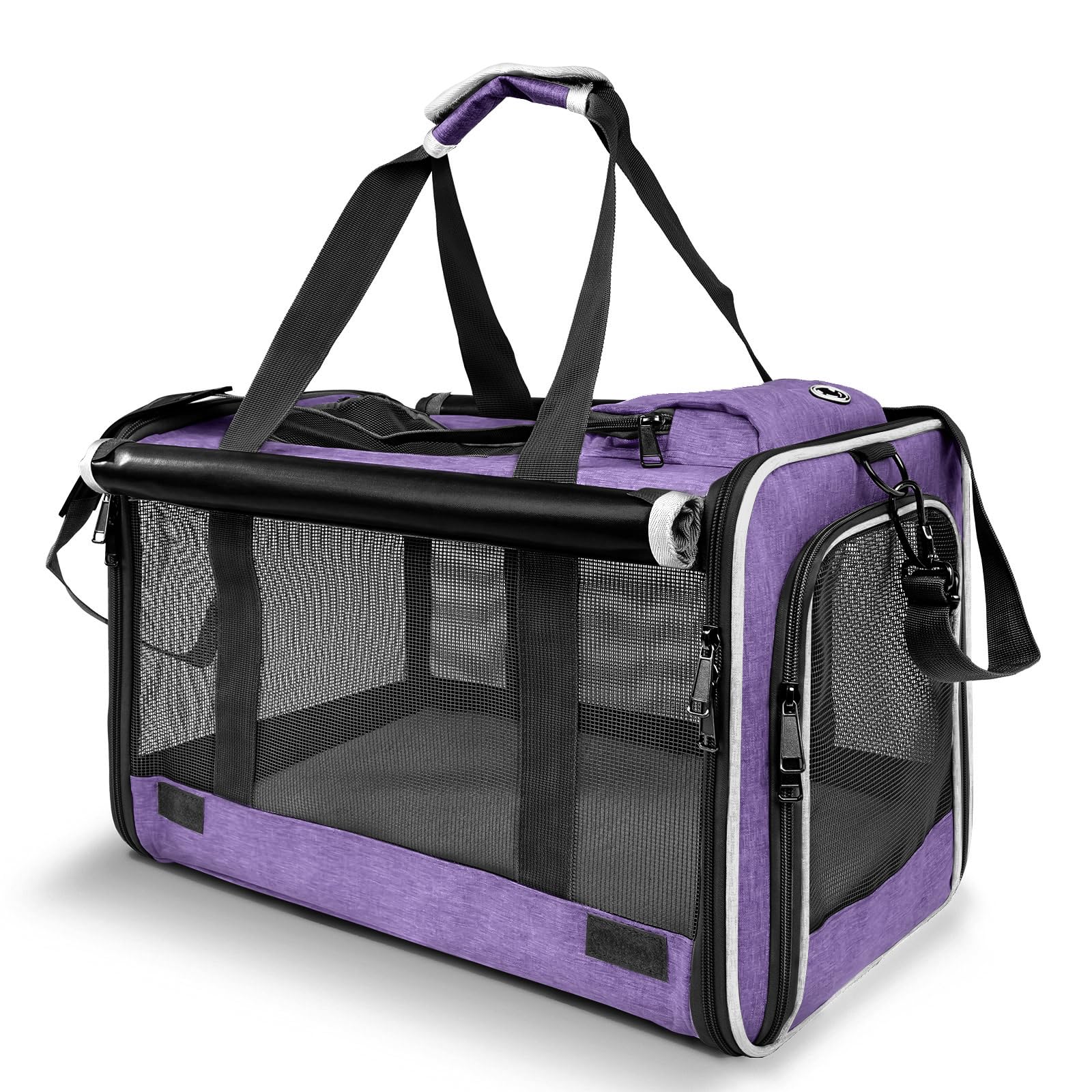 Gapzer carrying bag for Yorkie travel kennel, ventilated design for comfortable trips