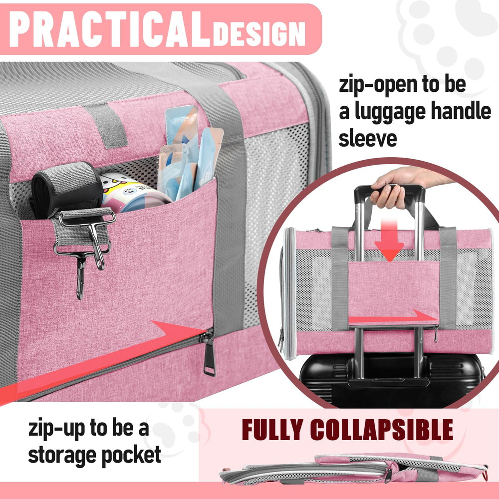 GAPZER collapsible storage pocket feature to hold toys and treats.