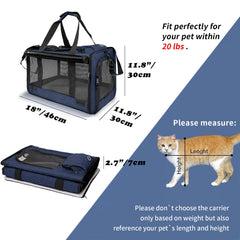 GAPZER cat carrier foldable storage demonstrates compact portability and space-saving design.