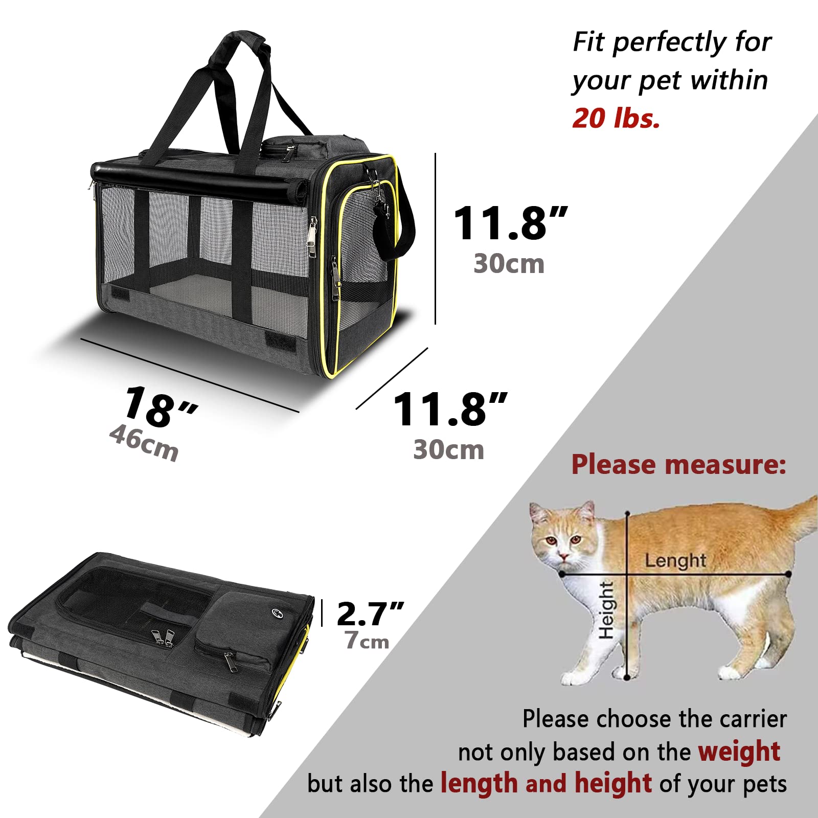 GAPZER cat carrier roller blinds provide privacy during travel for nervous pets