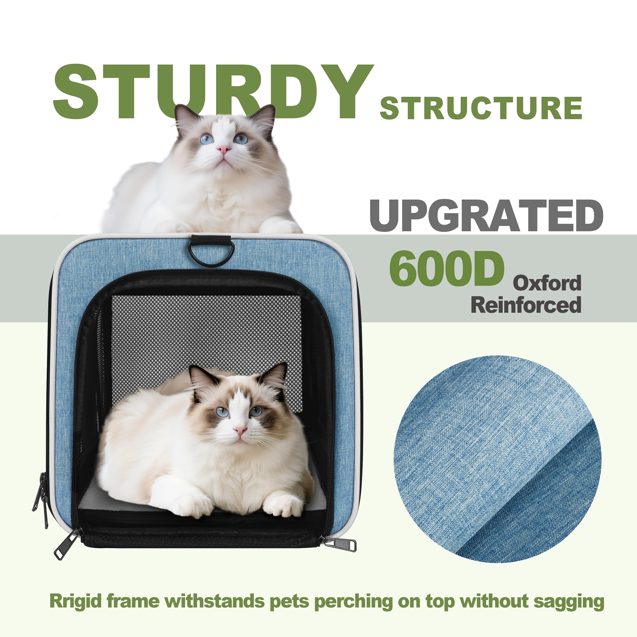 GAPZER Cat Carrier seatbelt compatibility for secure car rides