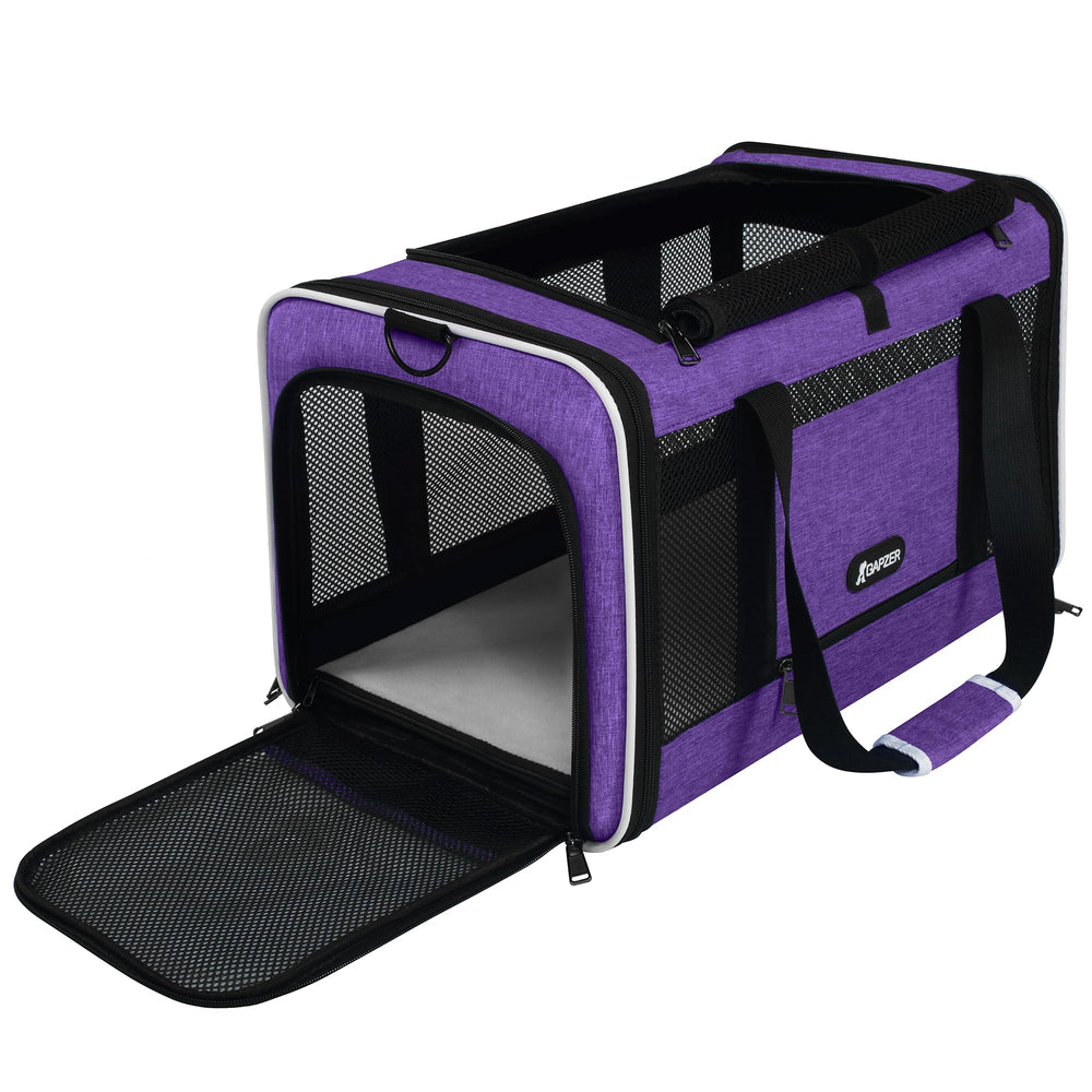 GAPZER Per Carrier front view shows spacious cabin for cats during in-cabin travel