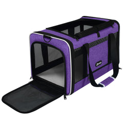 GAPZER Per Carrier front view shows spacious cabin for cats during in-cabin travel