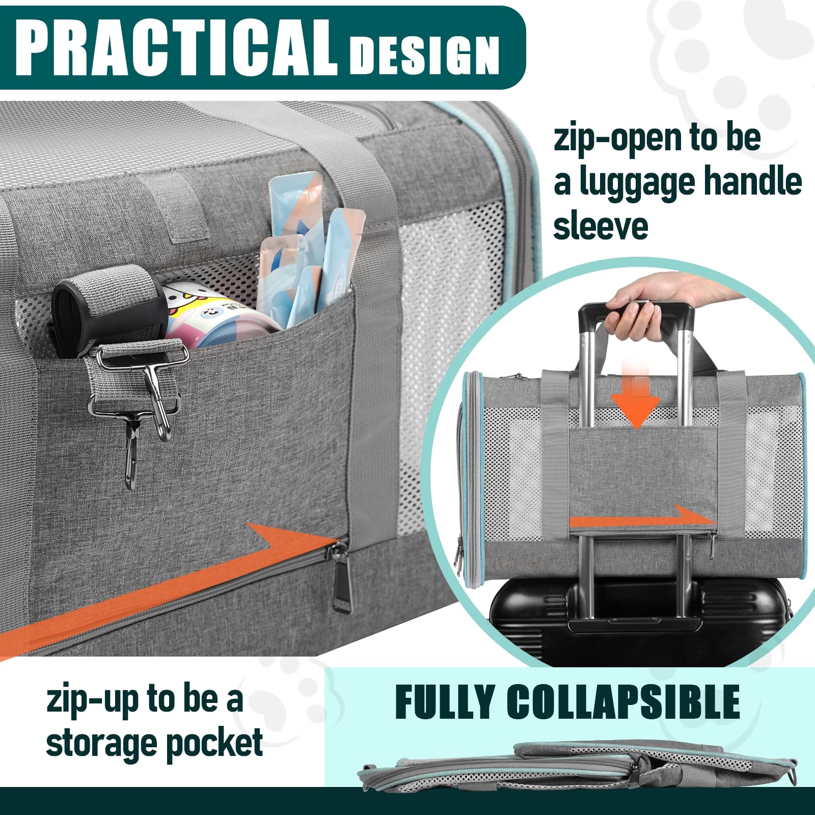 GAPZER inner tether adds safety during journeys.