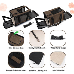 GAPZER carrier privacy blinds help nervous pets during transport.