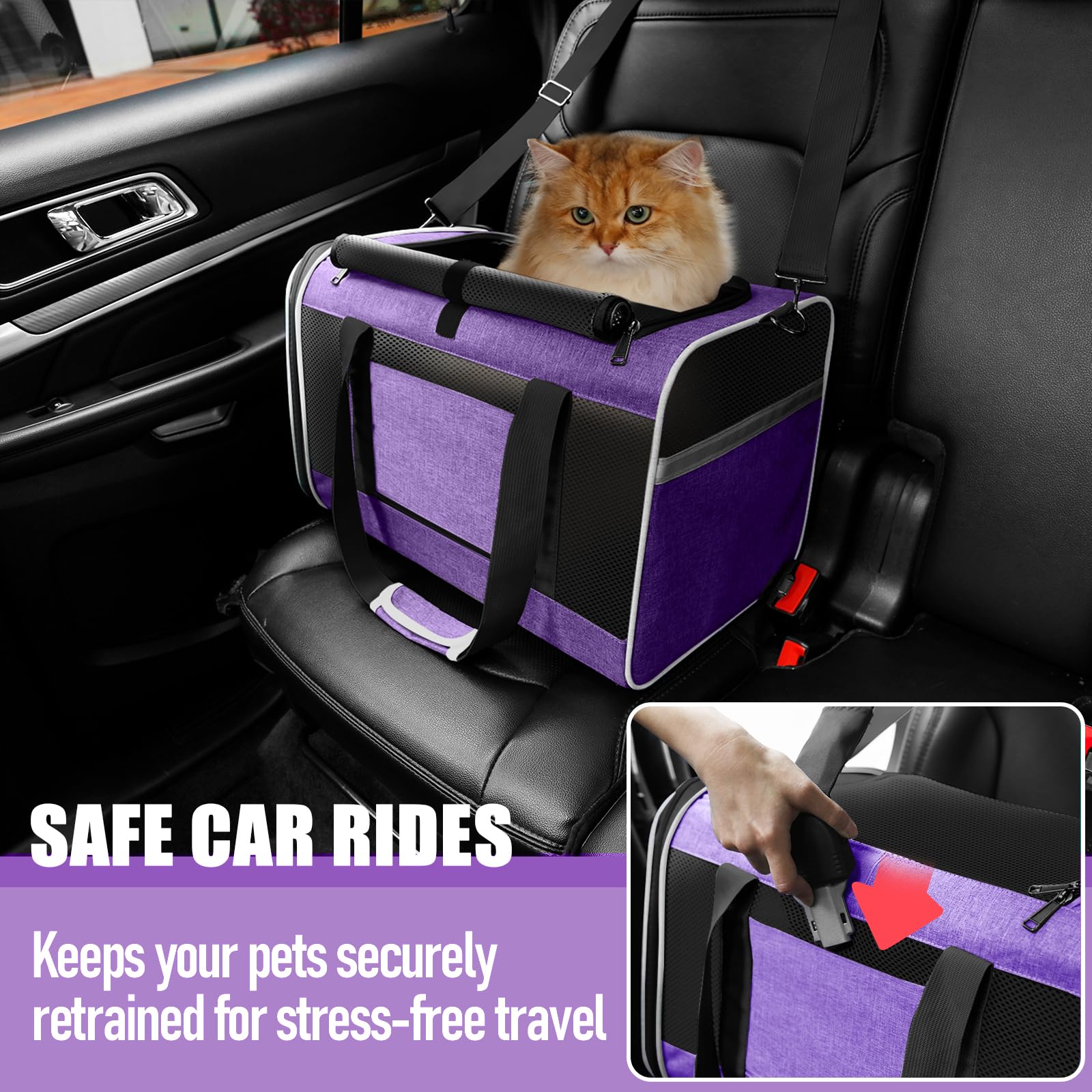 GAPZER carrier reflective stripe enhances night safety
