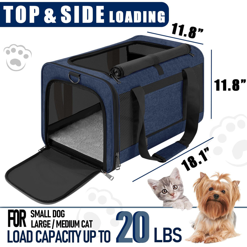 GAPZER soft carrier with adjustable strap, convenient hands-free transport during trips.