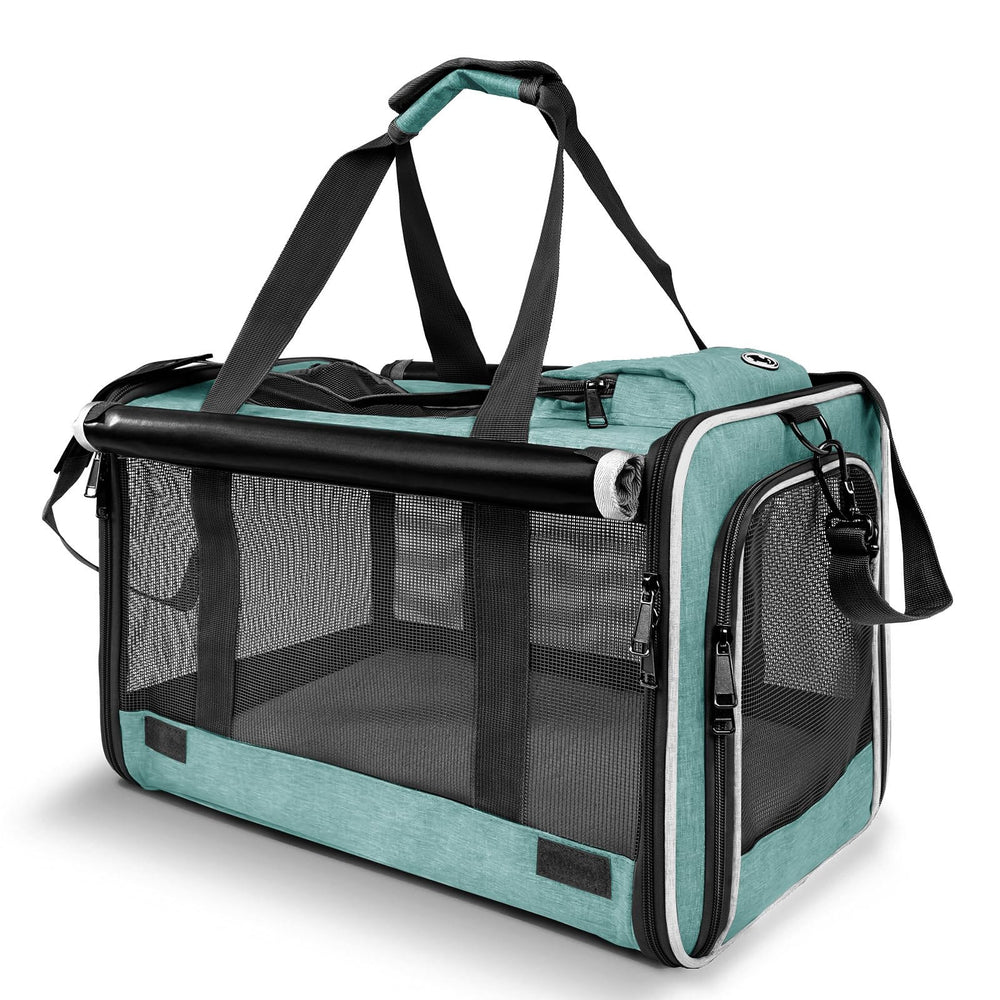 gapzer small dog carrier open-view interior spacious for comfortable travel