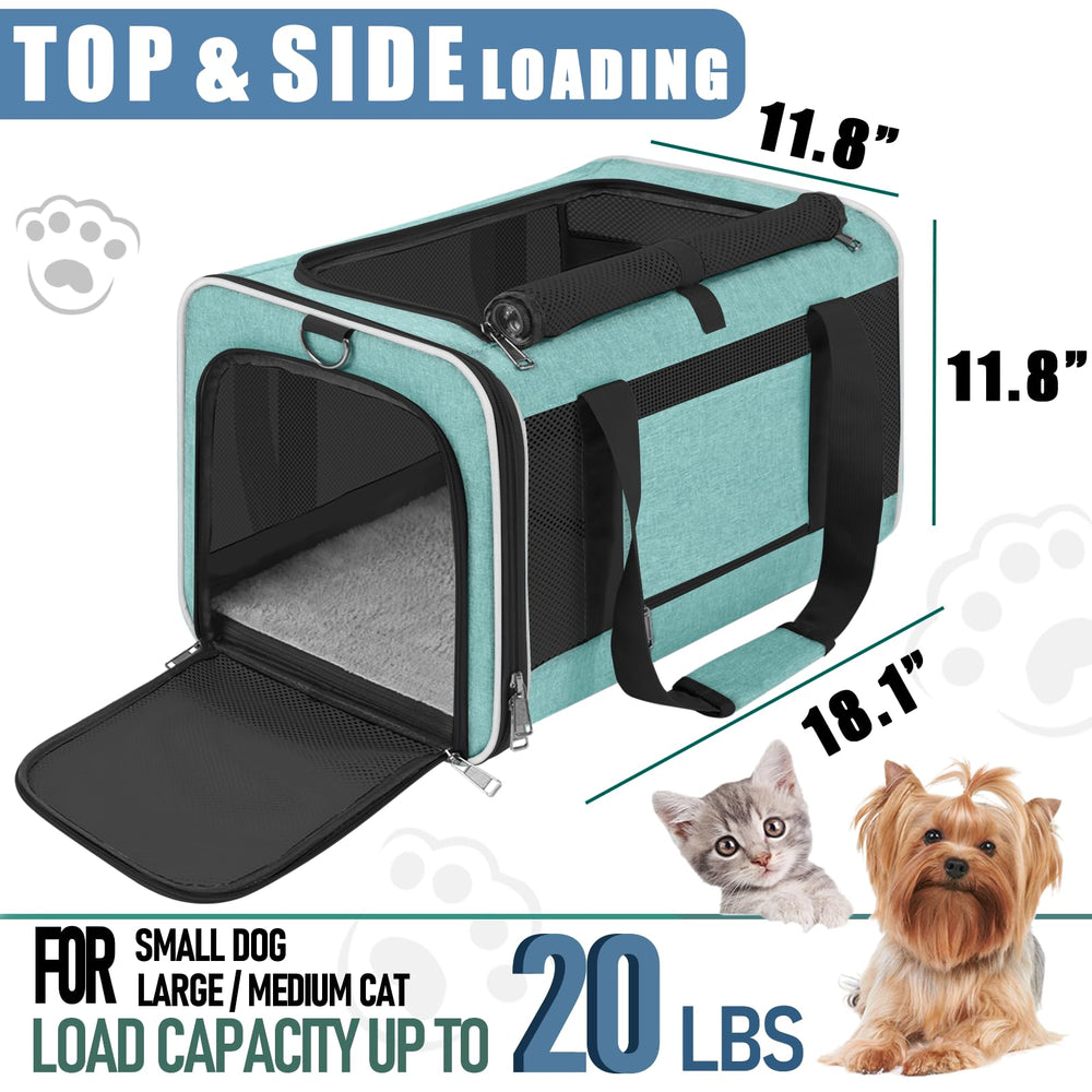 GAPZER Soft Cat Carrier Oxford fabric close-up highlights durable, easy-care material.