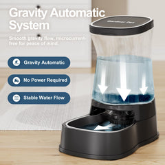 Gardner Pet 1-gallon stainless steel bowl close-up highlights durable, easy-to-clean surface for daily use.