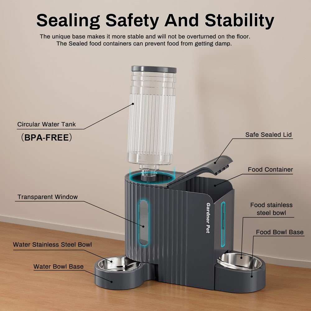 Gardner Pet 180 degree adjustable water base for stable placement